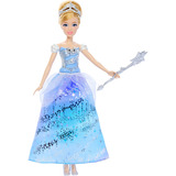 Mattel Disney Princesa muñeca de moda Cenicienta con vestido de baile encantador, Muñecos 