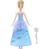 Mattel Disney Princesa muñeca de moda Cenicienta con vestido de baile encantador, Muñecos 