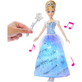 Mattel Disney Princesa muñeca de moda Cenicienta con vestido de baile encantador, Muñecos 