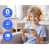 Medion Life HE-1 Kids Auriculares Bluetooth para niños naranja