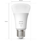Philips Hue White A60 Lámpara inteligente E27 Paquete doble 1100 lm, Lámpara LED 