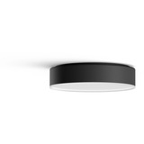 Philips Hue White Ambiance Enrave Lámpara de Techo S, Luz de LED negro