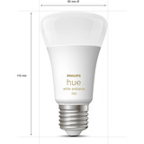 Philips Hue White Ambiance Kit de inicio: Bombilla E27 A60 Pack doble + regulador, Lámpara LED 