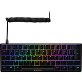 Sharkoon SGK50 S4 teclado USB QWERTZ Alemán Negro, Teclado para gaming negro, 60%, USB, QWERTZ, LED RGB, Negro