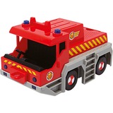 Simba Sam el Bombero grúa de rescate 2 en 1, Vehículo de juguete rojo/Amarillo