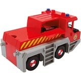 Simba Sam el Bombero grúa de rescate 2 en 1, Vehículo de juguete rojo/Amarillo