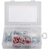 fischer Ayudantes prácticos, mudanza & entrada, Pasador gris claro/Rojo