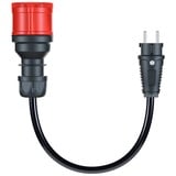 go-e Adaptador para Gemini flex 11 kW, CEE rojo trifásico 16A > toma doméstica negro