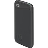 goobay 53936 batería externa Polímero de litio 10000 mAh Negro, Banco de potencia negro, 10000 mAh, Polímero de litio, 3,7 V, Negro