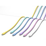 goobay Cable de silicona USB 2.0 lila, conector USB-C > conector USB-C lila