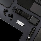 ADATA UR350 unidad flash USB 256 GB USB tipo A 3.2 Gen 1 (3.1 Gen 1) Negro, Plata, Lápiz USB níquel/Negro, 256 GB, USB tipo A, 3.2 Gen 1 (3.1 Gen 1), 100 MB/s, Sin tapa, Negro, Plata