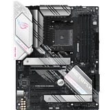 ASUS ROG STRIX B550-A GAMING AMD B550 Zócalo AM4 ATX, Placa base plateado/Negro, AMD, Zócalo AM4, AMD Ryzen™ 3, DDR4-SDRAM, 128 GB, DIMM