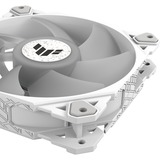 ASUS TUF Gaming TF120 ARGB, Ventilador blanco/Transparente