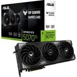 ASUS TUF Gaming TUF-RTX5070TI-16G-GAMING NVIDIA GeForce RTX 5070 Ti 16 GB GDDR7, Tarjeta gráfica GeForce RTX 5070 Ti, 16 GB, GDDR7, 256 bit, 7680 x 4320 Pixeles, PCI Express 5.0