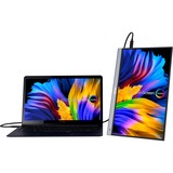 ASUS ZenScreen MQ16AHE pantalla para PC 39,6 cm (15.6") 1920 x 1080 Pixeles Full HD OLED Plata, Monitor OLED plateado, 39,6 cm (15.6"), 1920 x 1080 Pixeles, Full HD, OLED, 1 ms, Plata