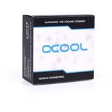 Alphacool Conector en L para carámbano 45° G1/4 IG a G1/4 IG - negro, Conexión negro