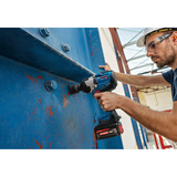 Bosch Atornillador de impacto a batería GDS18V-1400 Professional, 18 Voltios, Tornillo de percusión azul/Negro