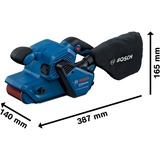 Bosch GBS 750 Professional Lijadora de banda Negro, Azul 850 W azul/Negro, Lijadora de banda, Negro, Azul, 200 m/min, 420 m/min, 99 dB, 91 dB