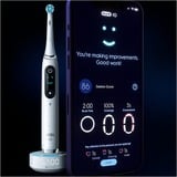 Braun iO Series 10 Adulto Cepillo dental oscilante Blanco, Cepillo de dientes eléctrico blanco, Adulto, Cepillo dental oscilante, Cuidados diarios, Limpieza profunda, Cuidado de las encías, Sensible, Blanqueador, Blanco, 2 min, Blanco