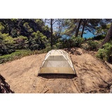 Coleman Darwin 3 Summer, Tienda de campaña beige/Rojo oscuro