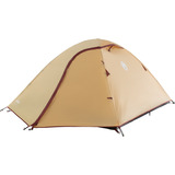Coleman Darwin 3 Summer, Tienda de campaña beige/Rojo oscuro