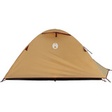 Coleman Darwin 3 Summer, Tienda de campaña beige/Rojo oscuro