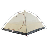 Coleman Darwin 3 Summer, Tienda de campaña beige/Rojo oscuro