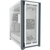 Corsair 5000D AIRFLOW Midi Tower Blanco, Cajas de torre blanco, Midi Tower, PC, Blanco, Plástico, Acero, Vidrio templado, Juego, 17 cm