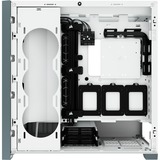 Corsair 5000D AIRFLOW Midi Tower Blanco, Cajas de torre blanco, Midi Tower, PC, Blanco, Plástico, Acero, Vidrio templado, Juego, 17 cm