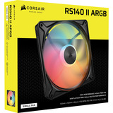 Corsair RS140 II ARGB, Ventilador negro