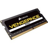 Corsair Vengeance CMSX8GX4M1A3200C22 módulo de memoria 8 GB 1 x 8 GB DDR4 3200 MHz, Memoria RAM negro, 8 GB, 1 x 8 GB, DDR4, 3200 MHz, 260-pin SO-DIMM