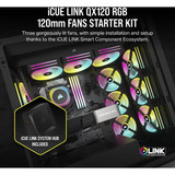 Corsair iCUE LINK QX120 RGB 120mm Reacondicionado, Ventilador negro