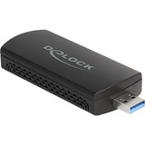 DeLOCK Adaptador USB WLAN Wi-Fi 6E de banda dual AX5400 (2 x 2402 + 574 Mbps) 