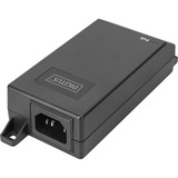 Digitus Inyector Gigabit Ethernet PoE+, 802.3at 30 W, Inyector PoE negro