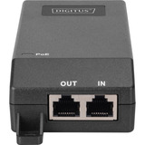 Digitus Inyector Gigabit Ethernet PoE+, 802.3at 30 W, Inyector PoE negro