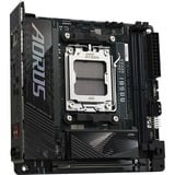 GIGABYTE B850I AORUS PRO Placa Base - Compatible con procesadores AMD Ryzen Serie 9000, VRM digital de 8+2+1 fases, hasta 8400MHz DDR5 (OC), 1xPCIe 5.0 + 1xPCIe 4.0 M.2, 2.5LAN, WIFI 7, USB 3.2 Gen 2 negro, VRM digital de 8+2+1 fases, hasta 8400MHz DDR5 (OC), 1xPCIe 5.0 + 1xPCIe 4.0 M.2, 2.5LAN, WIFI 7, USB 3.2 Gen 2, AMD, Zócalo AM5, AMD Ryzen 7000 Series, AMD Ryzen 8000 Series, AMD Ryzen 9000 Series, Zócalo AM5, DDR5-SDRAM, 128 GB