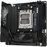 GIGABYTE B850I AORUS PRO Placa Base - Compatible con procesadores AMD Ryzen Serie 9000, VRM digital de 8+2+1 fases, hasta 8400MHz DDR5 (OC), 1xPCIe 5.0 + 1xPCIe 4.0 M.2, 2.5LAN, WIFI 7, USB 3.2 Gen 2 negro, VRM digital de 8+2+1 fases, hasta 8400MHz DDR5 (OC), 1xPCIe 5.0 + 1xPCIe 4.0 M.2, 2.5LAN, WIFI 7, USB 3.2 Gen 2, AMD, Zócalo AM5, AMD Ryzen 7000 Series, AMD Ryzen 8000 Series, AMD Ryzen 9000 Series, Zócalo AM5, DDR5-SDRAM, 128 GB