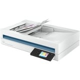 HP Scanjet Enterprise Flow N6600 fnw1 Escáner plano y alimentador automático de documentos (ADF, Automatic Document Feeder) 1200 x 1200 DPI A4 Blanco blanco, 216 x 356 mm, 1200 x 1200 DPI, 50 ppm, Escáner plano y alimentador automático de documentos (ADF, Automatic Document Feeder), Blanco, 7,11 cm (2.8")