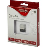 Inter-Tech DMG-08 WLAN / Bluetooth 150 Mbit/s, Adaptador Wi-Fi Inalámbrico, USB, WLAN / Bluetooth, Wi-Fi 4 (802.11n), 150 Mbit/s