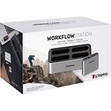 Kingston Workflow Station Alámbrico USB 3.2 Gen 2 (3.1 Gen 2) Type-C Negro, Plata, Estación de acoplamiento plateado/Negro, Alámbrico, USB 3.2 Gen 2 (3.1 Gen 2) Type-C, Negro, Plata, China, CC, Windows 10, Windows 10 Education, Windows 10 Education x64, Windows 10 Enterprise, Windows 10...