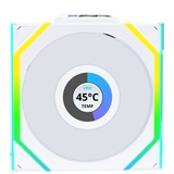 Lian Li UNI FAN SL120 LCD Wireless, Ventilador blanco