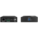 Lindy USB 3.2 Gen 1 Cat.6A HDBaseT Extender, Extensor USB negro