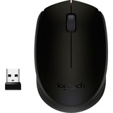 Logitech B170 Black Bp ratón Ambidextro RF inalámbrico Óptico negro, Ambidextro, Óptico, RF inalámbrico, Negro
