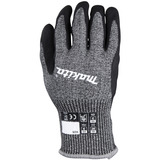 Makita Guantes de trabajo, talla XL (10), resistencia al corte F/7 negro/Gris