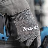 Makita Guantes de trabajo, talla XL (10), resistencia al corte F/7 negro/Gris