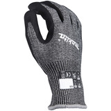 Makita Guantes de trabajo, talla XL (10), resistencia al corte F/7 negro/Gris