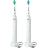 Philips 3000 series 3100 series HX3675/13 2x Cepillos dental eléctrico sónicos - Blanco, Cepillo de dientes eléctrico blanco, Adulto, Cepillo dental sónico, Cuidados diarios, 31000 movimientos por minuto, Blanco, Blanco