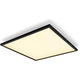 Philips White Ambiance Aurelle panel cuadrado XL, Luz de LED negro