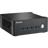 Shuttle Nano PC NT10H5 PC de tamaño 1L Negro 125H Intel® SoC, Barebone negro, PC de tamaño 1L, Mini PC barebone, Intel® SoC, DDR5-SDRAM, PCI Express, 120 W