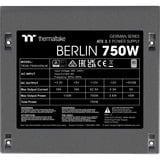 Thermaltake BERLIN 750W ATX3.1, Fuente de alimentación de PC negro